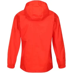 Regatta Juniors Pack It Waterproof Jacket in Red