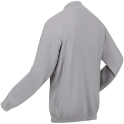 Regatta Keaton Cotton Half-Zip Sweater in Grey