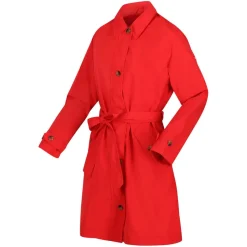 Regatta Madalyn Waterproof Tie Belt Coat in Red
