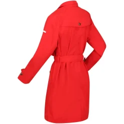Regatta Madalyn Waterproof Tie Belt Coat in Red