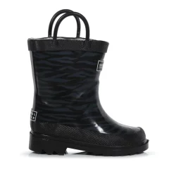 Regatta Minnow Junior Cotton Lined Wellington Boots in Black