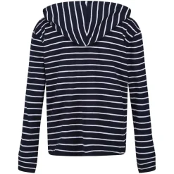 Regatta Monsal Striped Hoodie in Navy-White