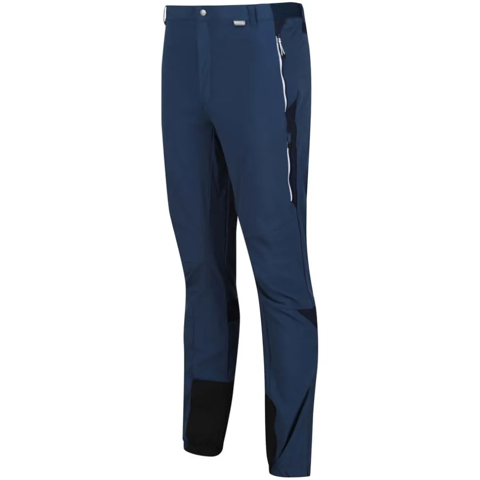 Regatta Mountain III Active Stretch Trousers in blue navy