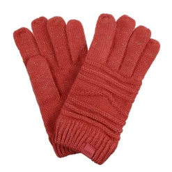 Regatta Multimix IV Cable Knitted Gloves in Red