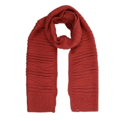 Regatta Multimix V Cable Knit Scarf in Red
