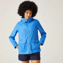Regatta Navassa Long Windbreaker Jacket in Blue