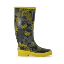 Regatta Orla Kiely High Wellington Boots in Blue yellow