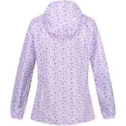 Regatta Printed Pack It Waterproof Packable Jacket in Purple