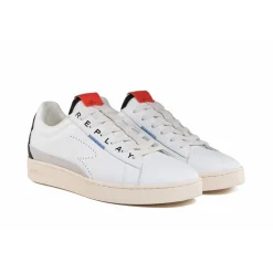 Replay Smash Trainers in White