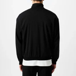 Represent Initial Knitted Track Jacket in Black