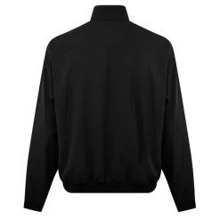 Represent Initial Knitted Track Jacket in Black