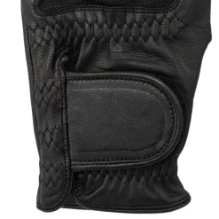 Requisite Leather Horse Riding Glove in Black