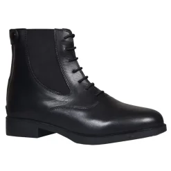 Requisite Tulsi Leather Zipper Bt Ld61 in Black