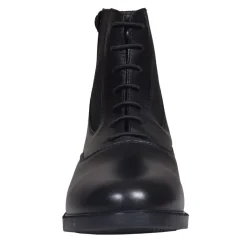 Requisite Tulsi Leather Zipper Bt Ld61 in Black