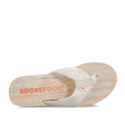 Rocket Dog Diver Wedge Sandals in Cream