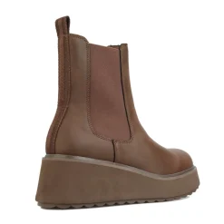 Rocket Dog Heyday Platform Chelsea Boots in Brown
