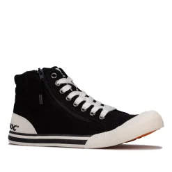 Rocket Dog Jazzin Hi Canvas Pumps in Black
