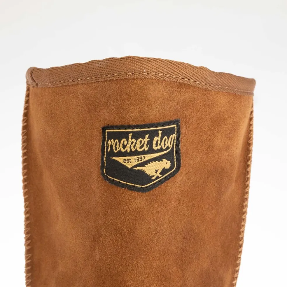 Rocket Dog Sugar Daddy Suede Winter Boots in Chestnut