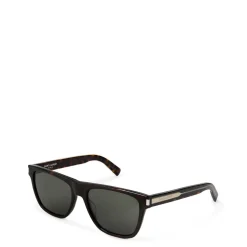 Saint Laurent Metal Trimmed Sunglasses in Brown