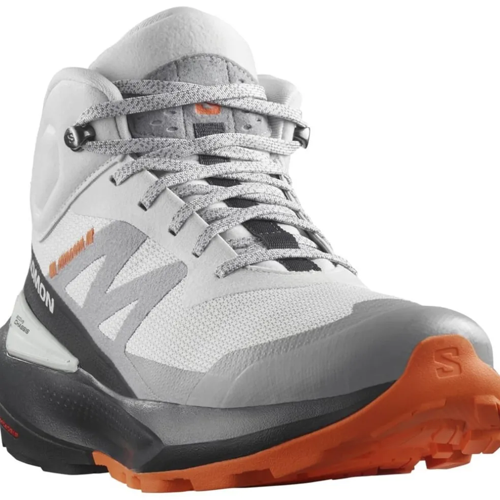 Salomon Mens Elixir Activ Mid GorE-Tex Walking Shoe in Grey