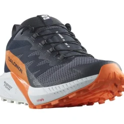 Salomon Mens Sense Ride 5 Goretex Trail Running Shoes in Blue