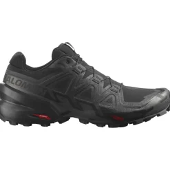 Salomon Mens Speedcross 6 Trail Running Shoes in Black