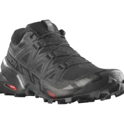 Salomon Mens Speedcross 6 Trail Running Shoes in Black