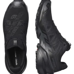Salomon Mens Speedcross 6 Trail Running Shoes in Black
