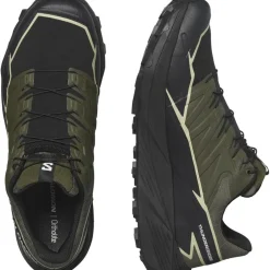 Salomon Mens Thundercross Gore Tex Trail Running Shoes in Green