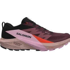 Salomon Womens Sense Ride 5 Goretex Trail Running Shoes in Purple