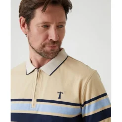 Saltwell Polo Zip in Blue