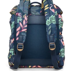 Sara Miller London Quilted Floral Patterned Backpack in Multi