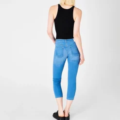 Sartoria Tramarossa Bianca Capri Jeans in Blue