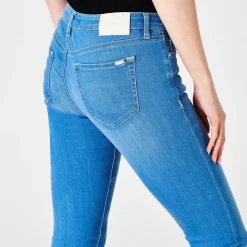 Sartoria Tramarossa Bianca Capri Jeans in Blue