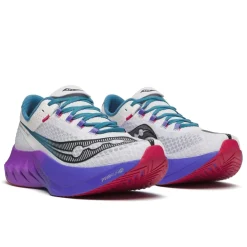 Saucony Mens Endorphin Pro 4 Running Shoes in White