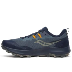 Saucony Peregrine 14 Low Top Lug Sole Sneakers in Blue