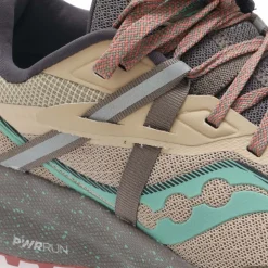 Saucony Womens Ride 15 Running Shoes in Brown