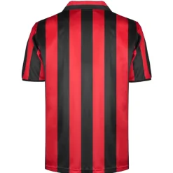 Score Draw Ac Milan Home Shirt 1998 1999 Adults in Red