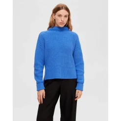 Selected Femme Femme Selma Knit in Blue