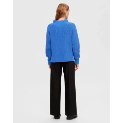 Selected Femme Femme Selma Knit in Blue