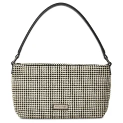 Self Portrait Small Hobo Handbag in Gold