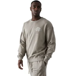 Series 55 Vitels Logo Crewneck Sweatshirt in Stone