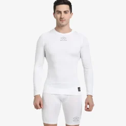 Shrey Intense Baselayer Long Sleeve Top in White