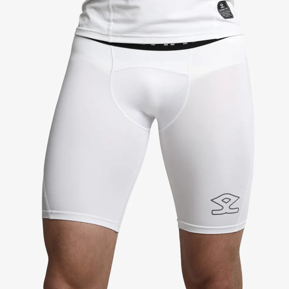 Shrey Intense Baselayer Shorts in White
