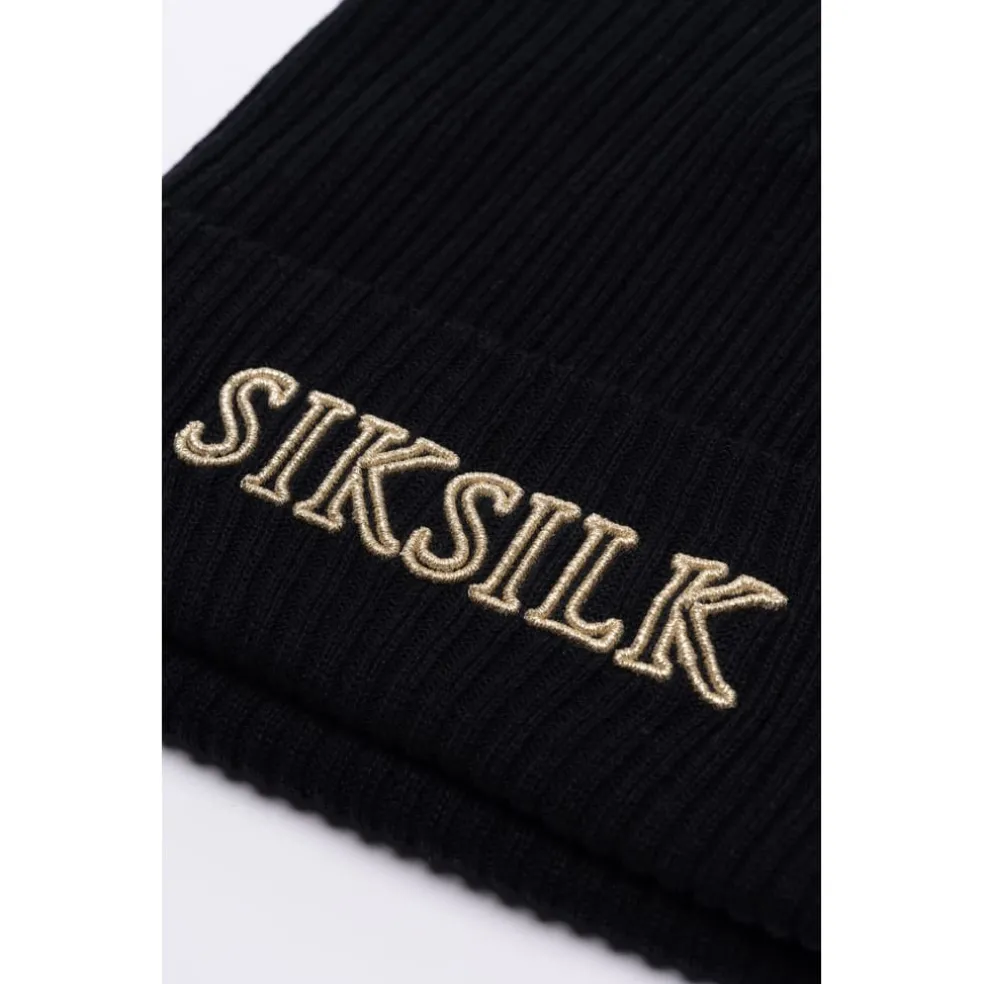 SikSilk Core Beanie in Black