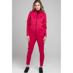 SikSilk Exhibit Athlete Track Jacket in Pink
