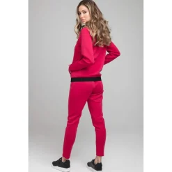 SikSilk Exhibit Athlete Track Jacket in Pink