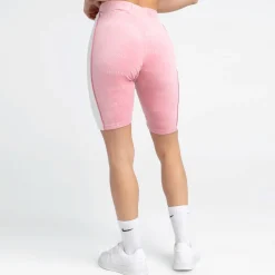 SikSilk Slim Fit Biking Shorts in Pink