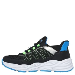 Skechers Air Cooled Memory Foam Running Trainers in Black