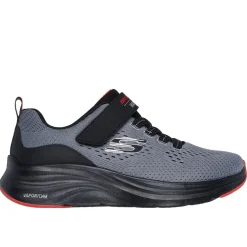 Skechers Boys Lightweight Strap Low Top Sneakers in Grey